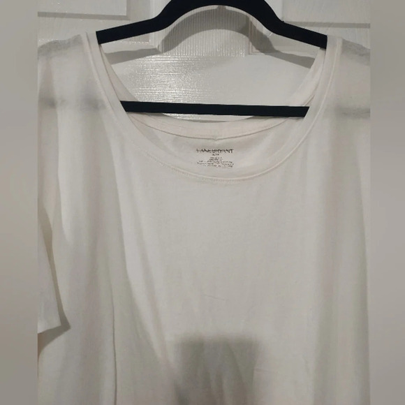 NWOT Lane Bryant Cold Shoulder Shark Bite Ombre Shirt in Size 26/28 = 4X - Picture 3 of 8